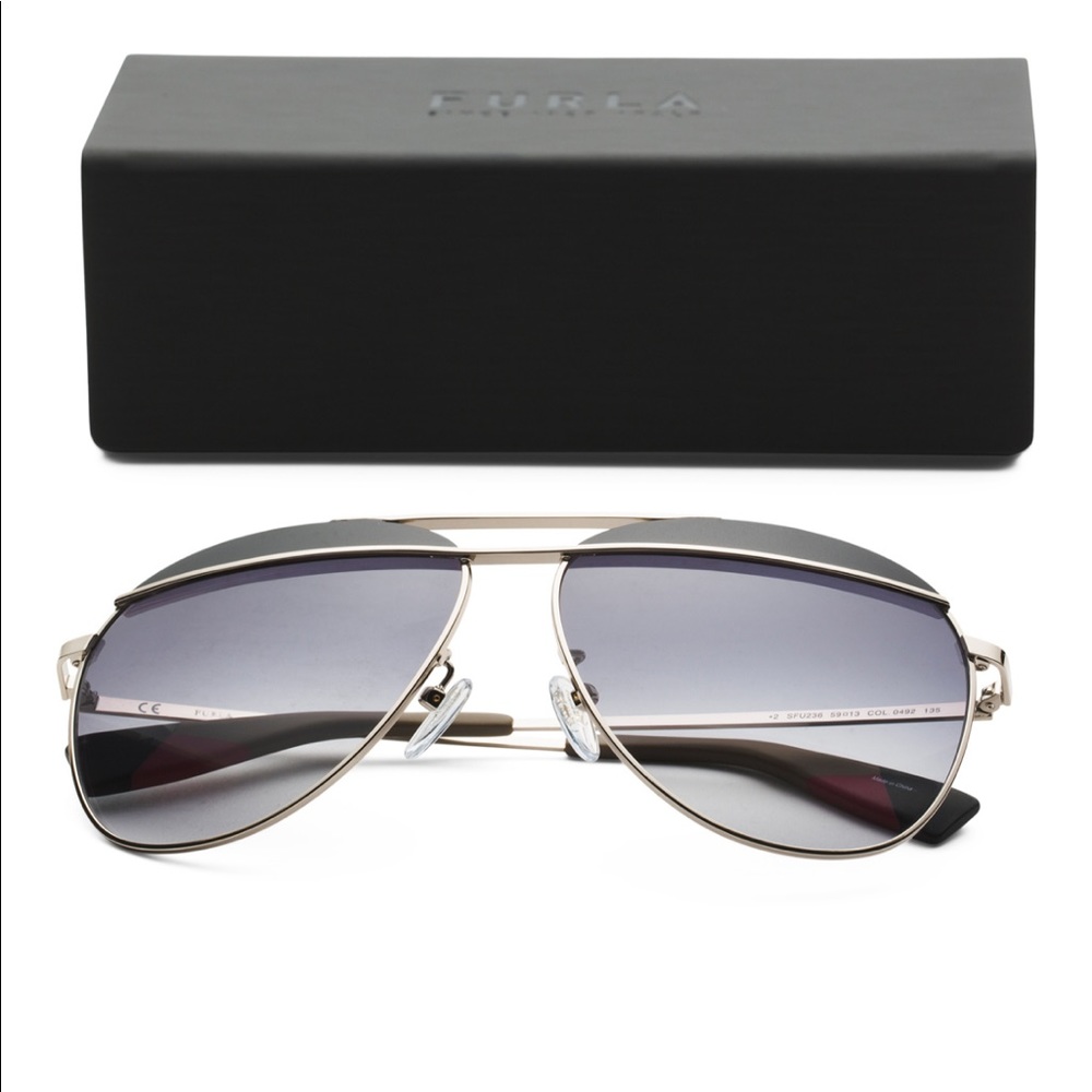 FURLA women’s aviator sunglasses